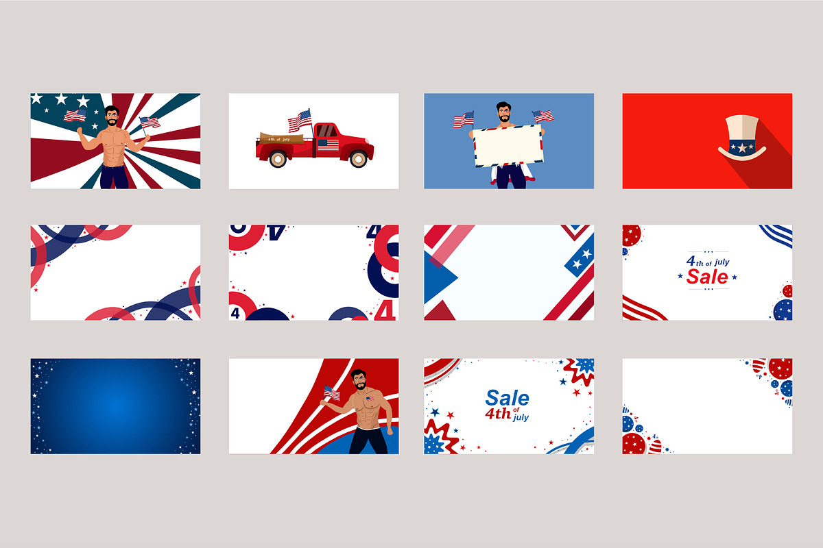America 4th of july independence, a Seasonal Illustration by foxndeer (Photo 4 of 4)