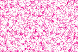 Pink Cherry Blossom Cards Patterns