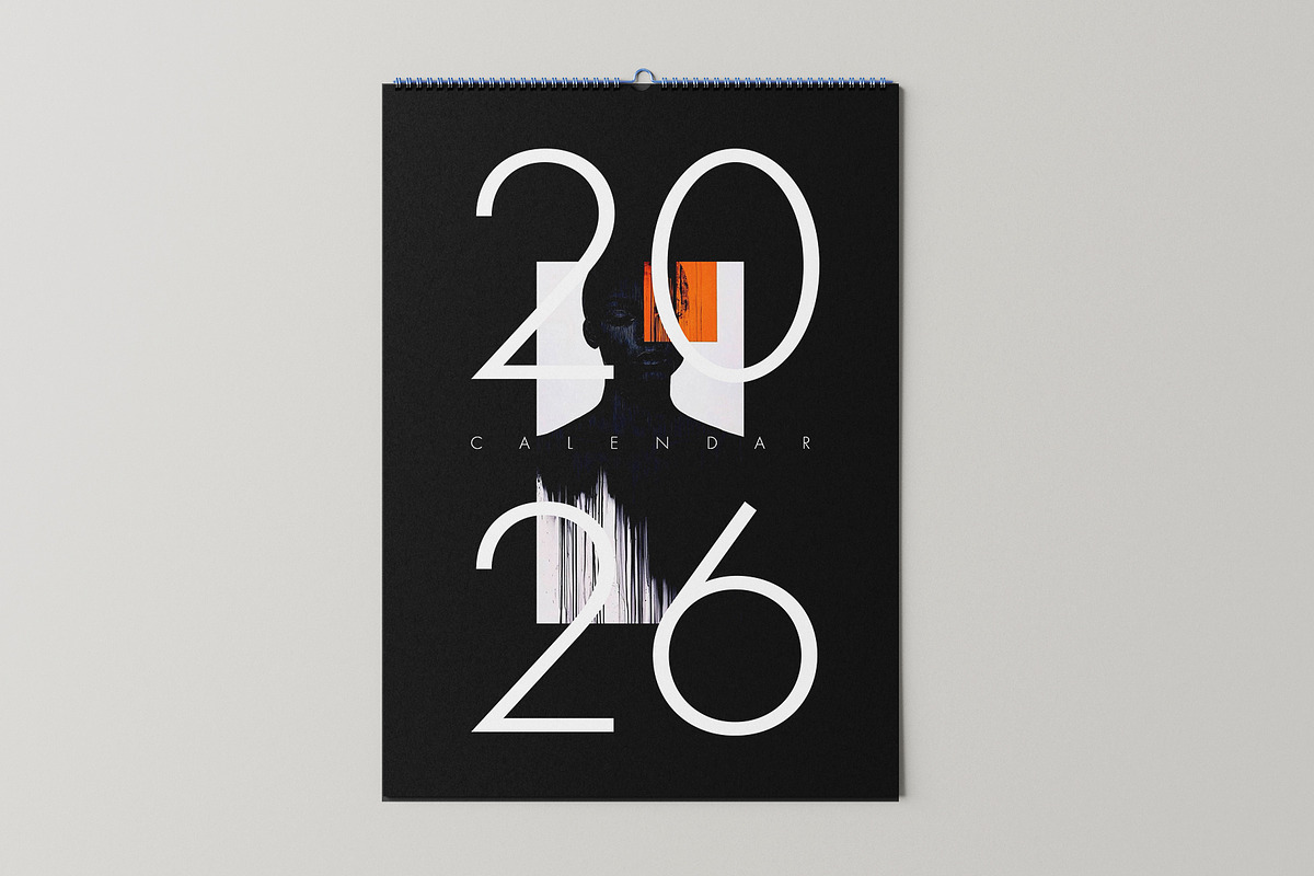 2026 Calendar Template, a Stationery Template by DesignCrest (Photo 2 of 10)
