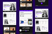 Michelle Rose - Freelancer Portfolio, a Landing Page Template by SLAB! Design (Thumbnail 3 of 4)