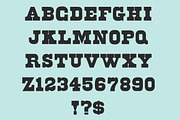 Ohio - Wood Type Typeface, a Slab Serif Font by The Warehouse (Thumbnail 3 of 3)