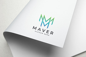 Maver Abstract M Logo, a Branding & Logo Template by Design_Planet