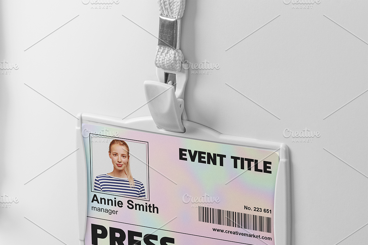 Simple ID Badge, a Card Template by Tzochko (Photo 5 of 6)