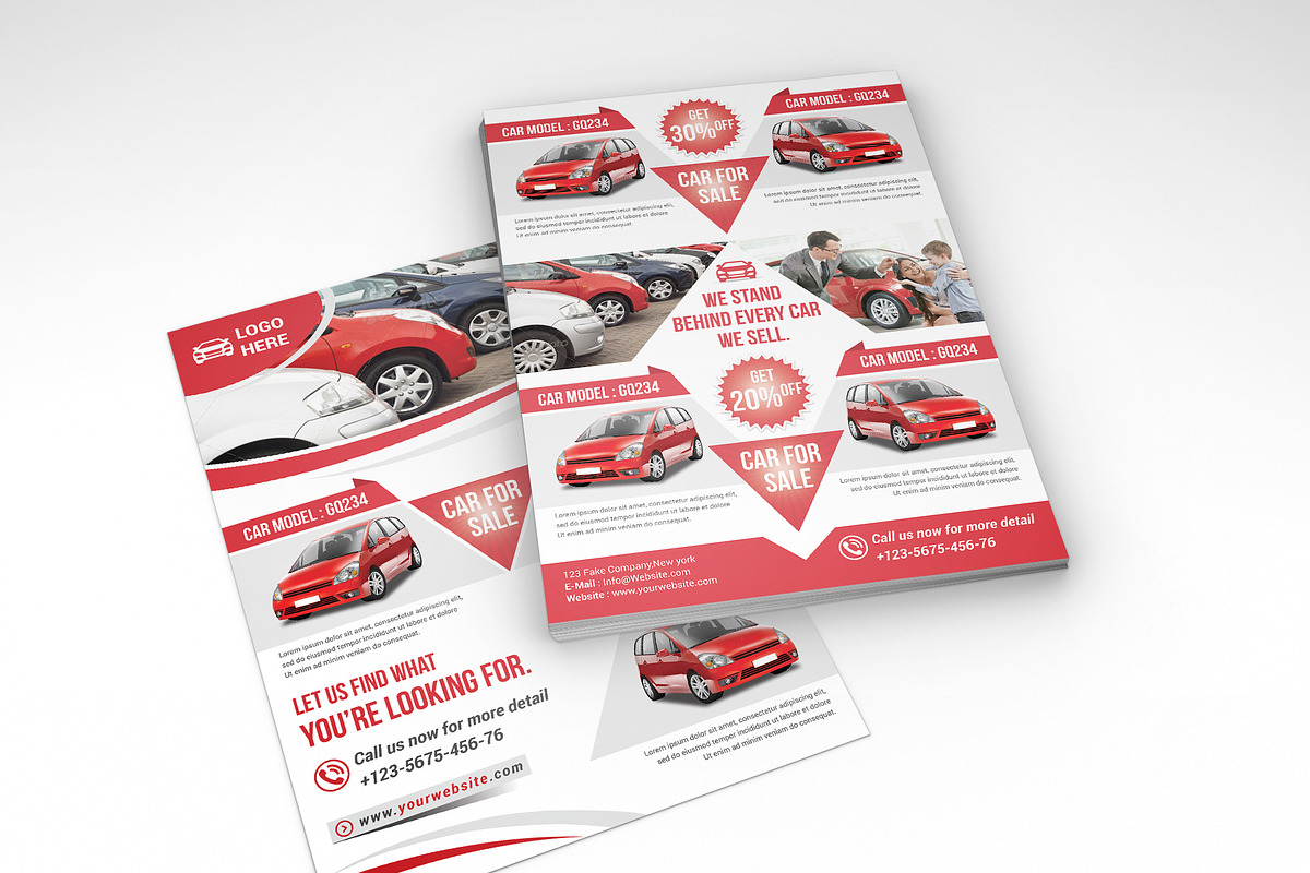 Car for Sale Flyer, a Flyer Template by Creative  designer (Photo 4 of 4)