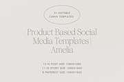 Amelia | Marketing Canva Template, a Social Media Template by With Faith & Love (Thumbnail 2 of 12)