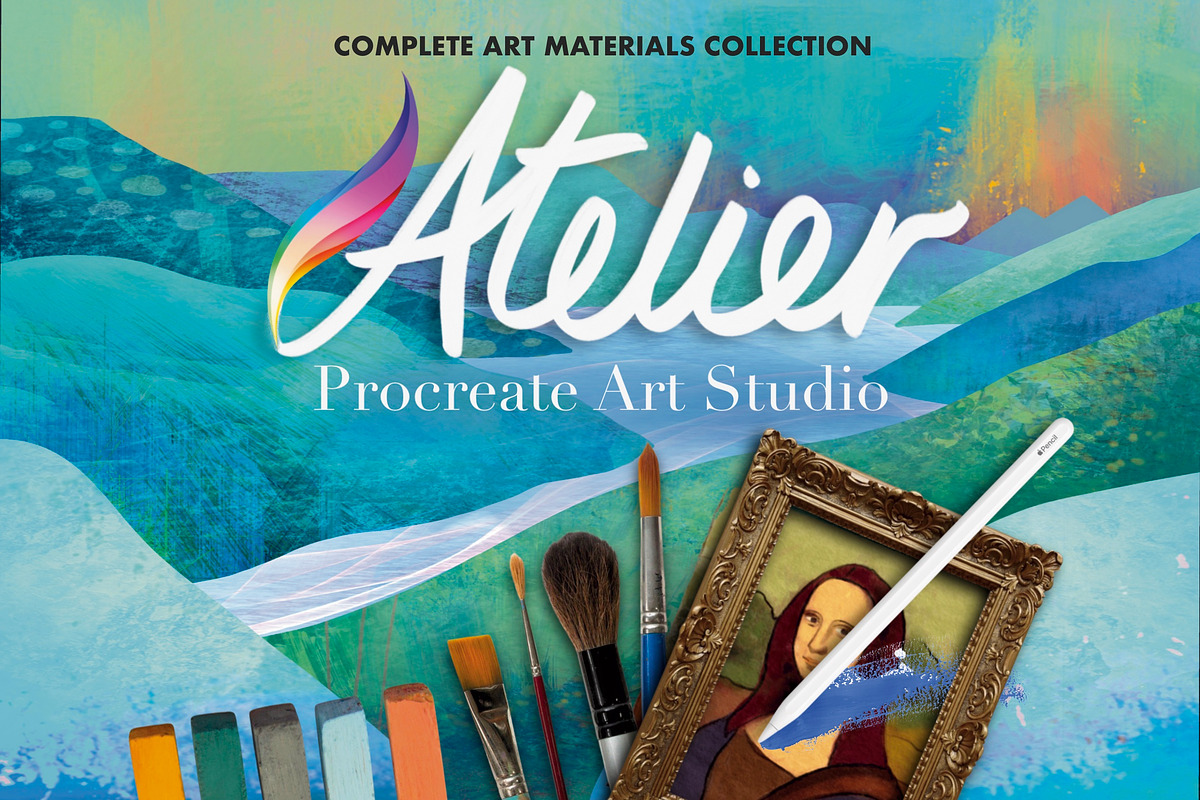 Atelier Art Brush Collection, a Brush Add-On by Mels Brushes (Photo 1 of 9)