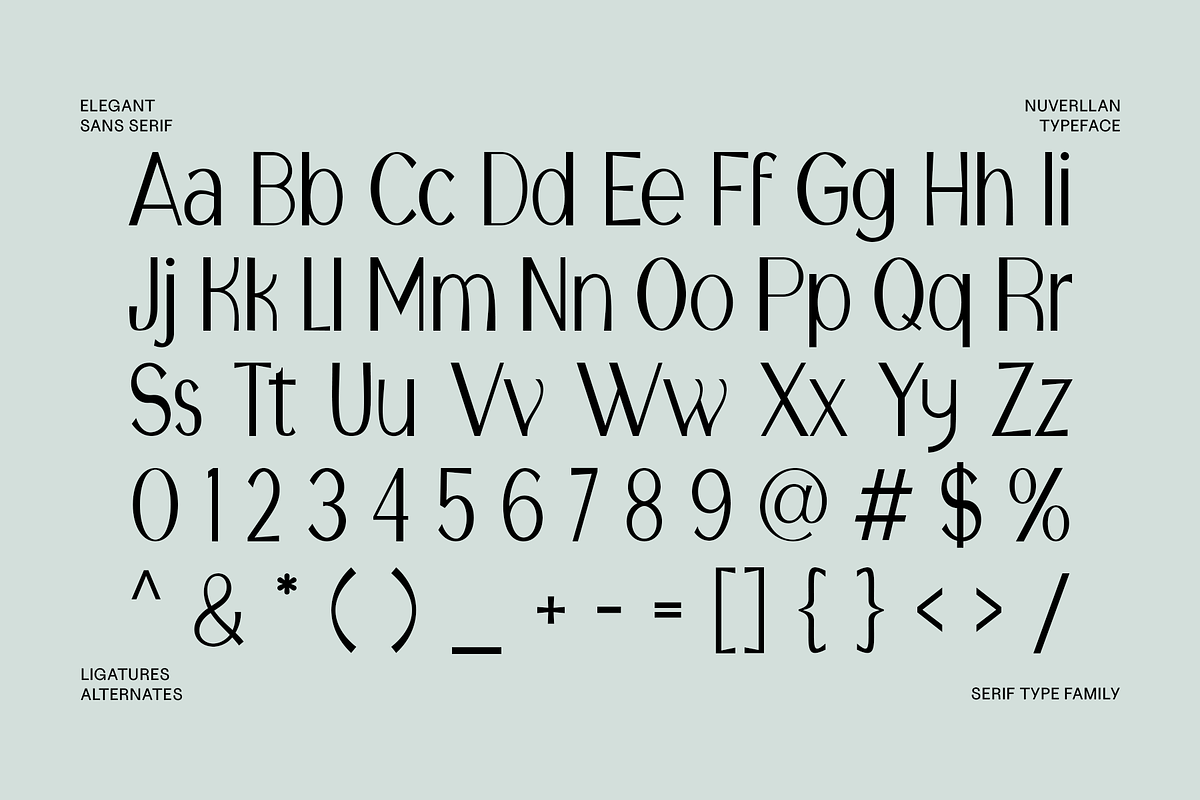 Nuvellan - Elegant Sans Serif Font, a Font by Indotype Foundry (Photo 2 of 10)