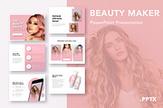 Beauty Maker PowerPoint Template, a Presentation Template by Jumsoft (Thumbnail 1 of 21)