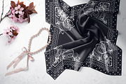 Bandanas Silk Scarf Set 3, a Decorative Illustration by ilonitta (Thumbnail 4 of 5)