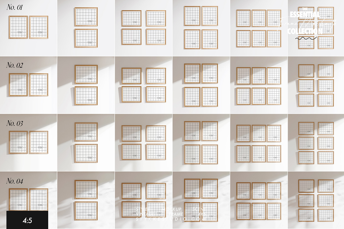 VINTAGE FRAME MOCKUP | 4:5, a Household Mockup by Stykke Studio (Photo 19 of 23)