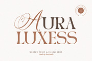 AURA LUXESS, a Serif Font by ToniStudio (Thumbnail 1 of 10)