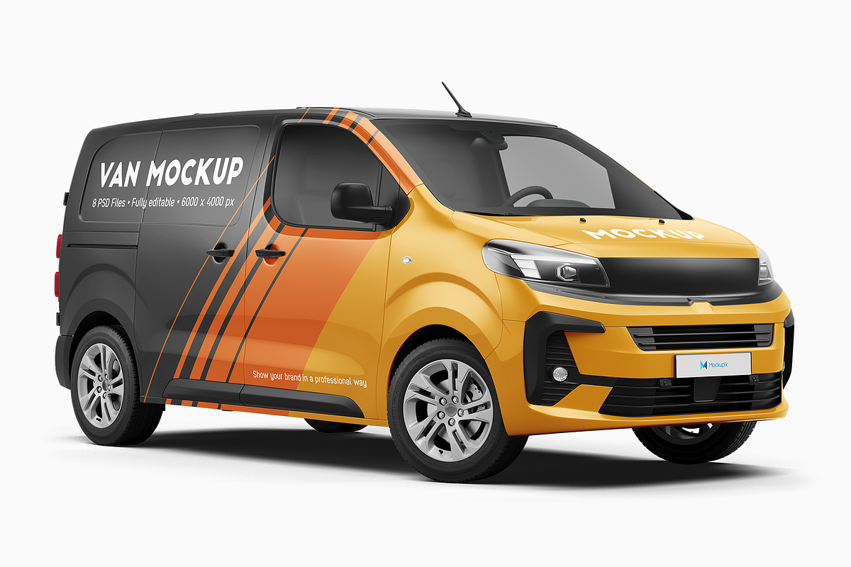 Van Mockup 32, an Advertising Mockup by Mockupix (Photo 6 of 12)