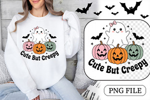 Cute Halloween Ghost Pumpkin Craft, a Seasonal Illustration by CrexoraLab