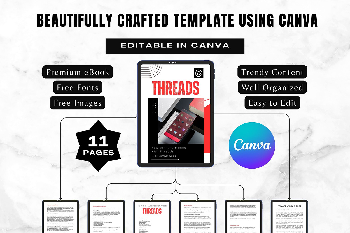 Threads Guide – How to Make Money, a Templates & Theme by Digital Content Mix (Photo 2 of 5)