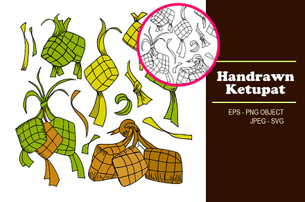 Ketupat doodles