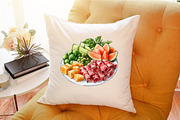 Watercolor Italian Food Clipart, an Illustration by Sublimation Artist (Thumbnail 6 of 6)