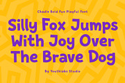 Chadle – Bold Fun Playful Font, a Sans Serif Font by Youthlabs Studio (Thumbnail 2 of 12)