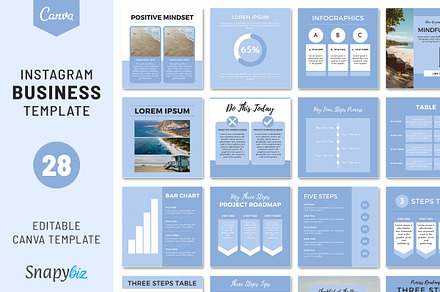Instagram Business Coaching Template, a Marketing Template by Snapybiz