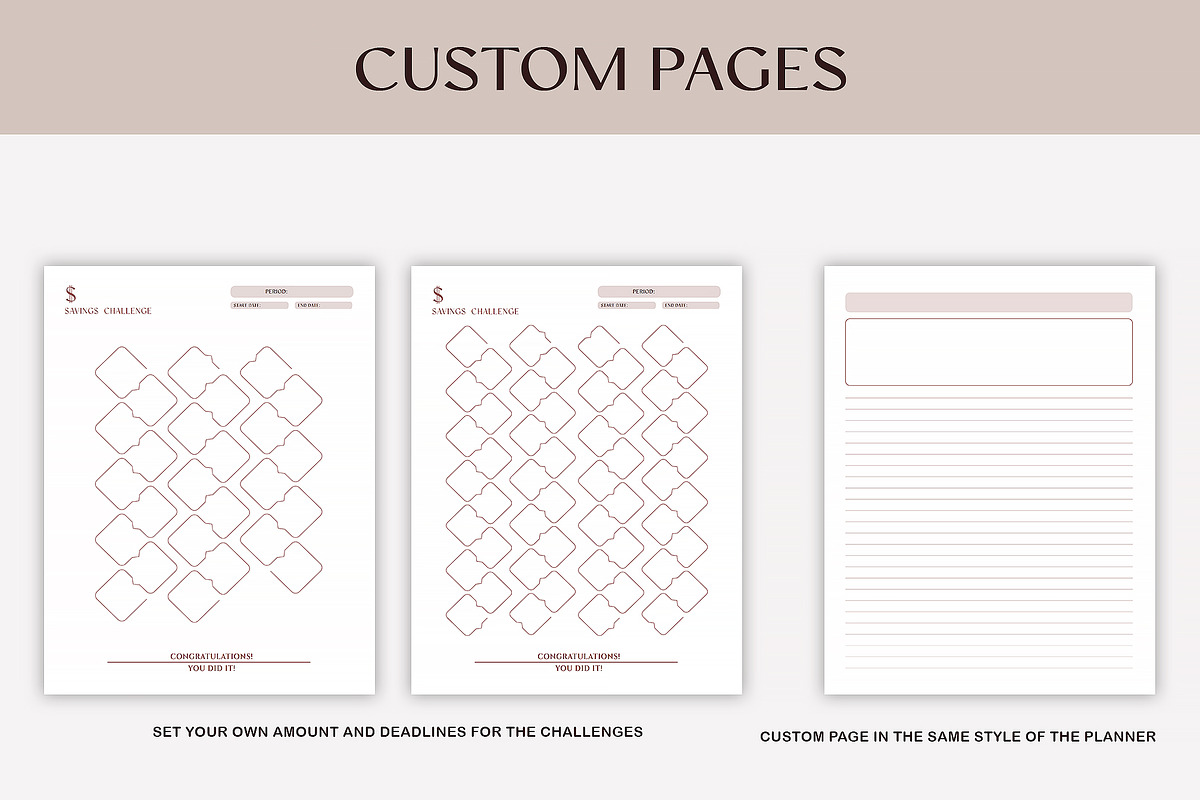 Budget Planner Printable, a Print Template by SofiaDesign16 (Photo 10 of 10)