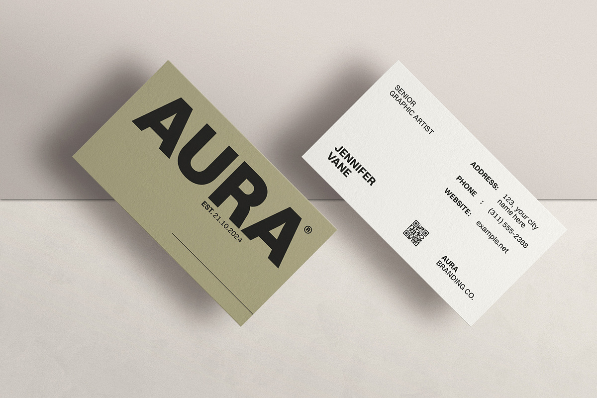 Elegant Business Card Template, a Business Card Template by ArtisanaAura (Photo 8 of 11)