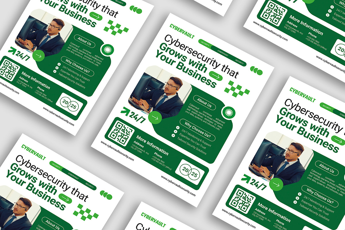 Cybervault Security - Flyer, a Flyer Template by Esensifiksi.studio (Photo 3 of 3)