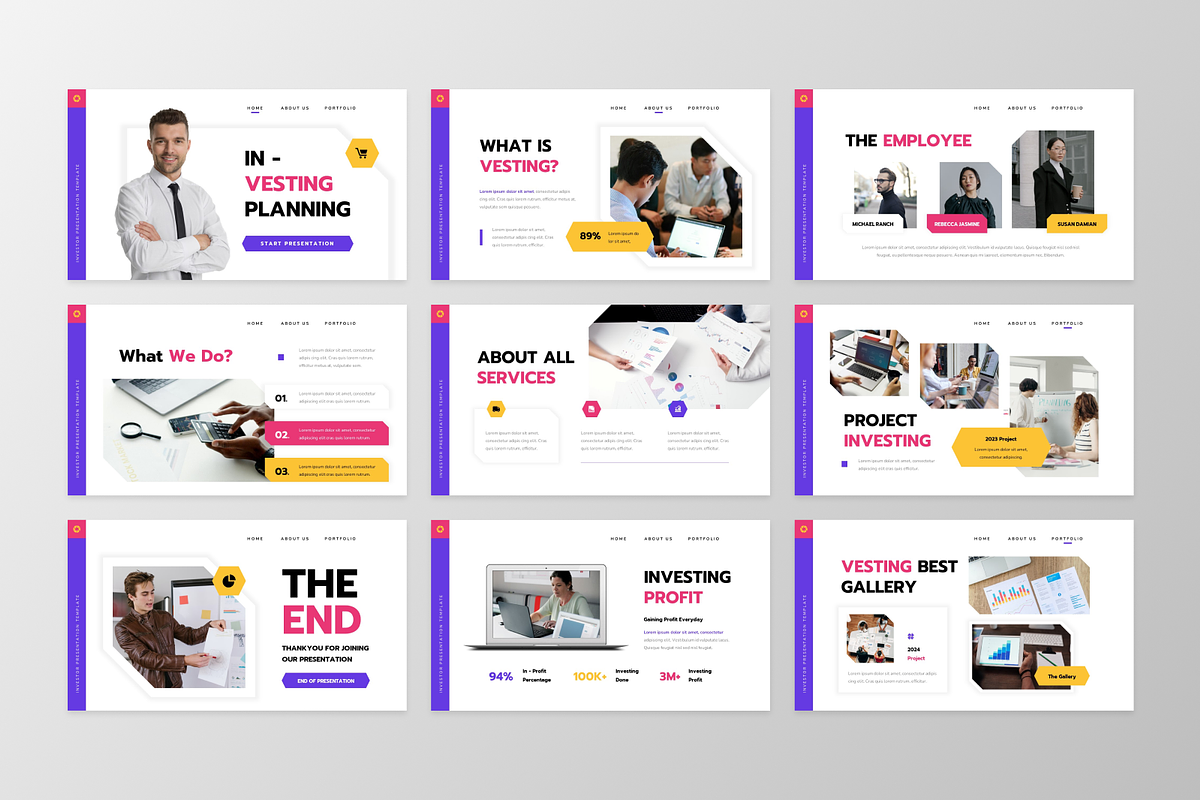 Vesting - Investor Google Slide, a Presentation Template by GraphauseProject (Photo 6 of 6)