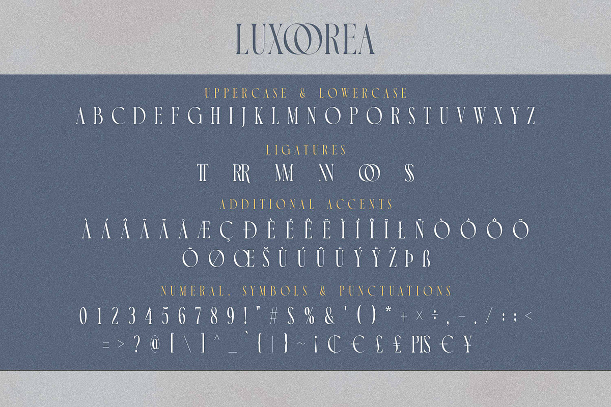 Luxoorea - Stylish Display Serif, a Serif Font by Almarkhatype (Photo 10 of 10)