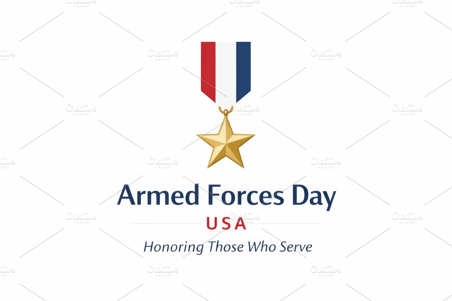 Armed forces day USA emblem honoring, a Photo by Dvoevnore photos