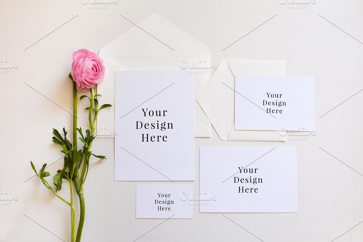 PrettyPetal Stationary Mockup Bundle, a Print Template by Barn Owl Studio (Photo 4 of 10)