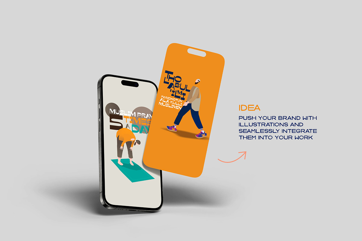 Daily Muslim Activity, a Person Illustration by Decla Studio (Photo 2 of 5)