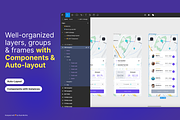 Ride Sharing App iOS UI Kit, an App Template by Paula M UI Store (Thumbnail 2 of 5)