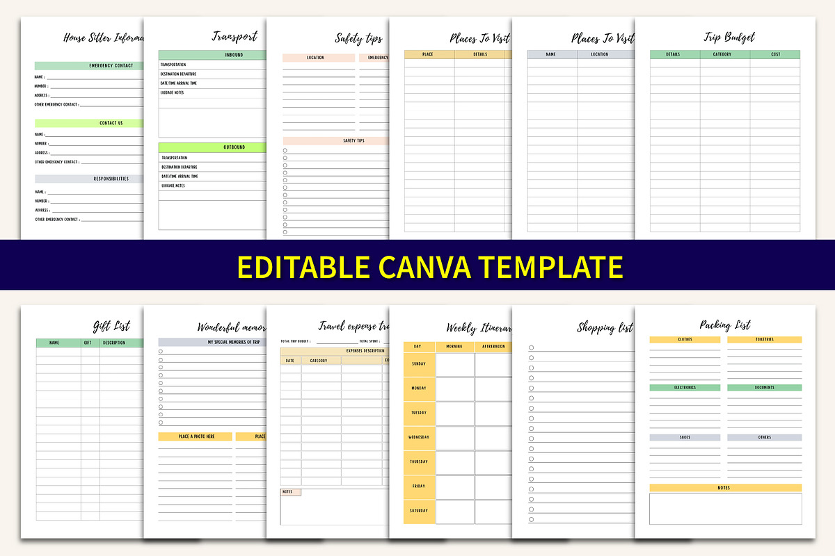 2026–2027 Travel Journal, a Stationery Template by Designmela01 (Photo 10 of 11)