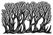 Tree Pattern Laser Cut Vector Set, an Illustration by BIPLOB EXPERT (Thumbnail 2 of 9)