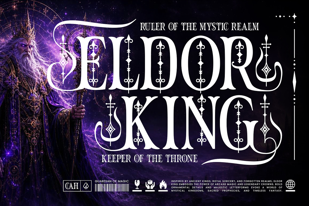 Rune Fate Typeface, a Serif Font by alit design (Photo 2 of 15)