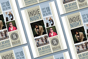 Indie Night Live Music Flyer, a Flyer Template by ashenterprise (Thumbnail 2 of 2)