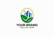 Eco Friendly Logo Skyscrapers, a Branding & Logo Template by Signatoro (Thumbnail 1 of 3)