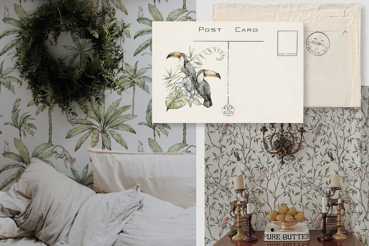 Tropical Jungle Watercolor Animals, an Animal Illustration by Kreker Kate (Photo 5 of 14)