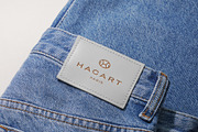 Logo Mockup Label Jeans Pants, a Hoody Mockup by Asylab (Thumbnail 5 of 7)