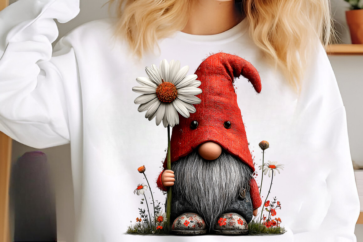 Watercolor spring gnomes clipart, an Illustration by SinaCreation (Photo 4 of 8)