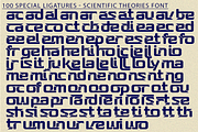 Scientific Theories - Cyber Font, a Sans Serif Font by 177Studio (Thumbnail 8 of 8)