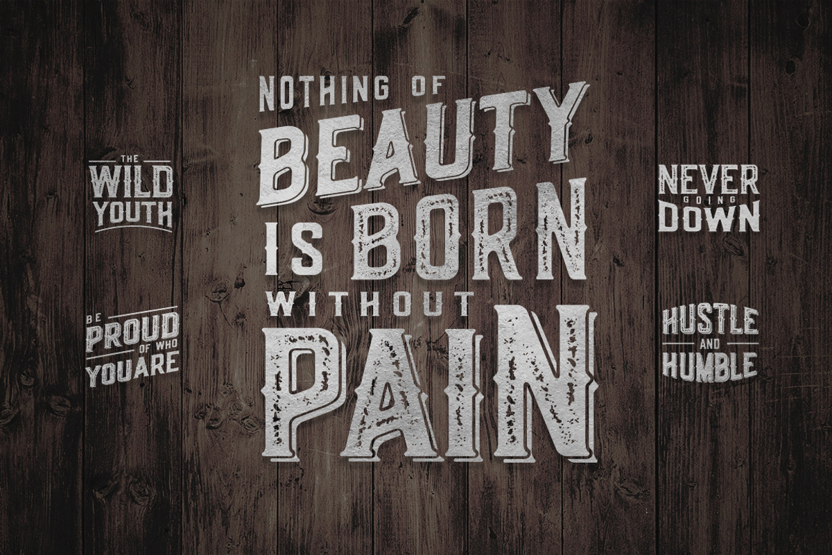 Old Scotch Typeface - 7 Styles preview 3
