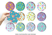 Under The Sea Seamless Pattern, a Pattern Graphic by NDesigns (Thumbnail 3 of 4)