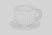 Coffee cup 01, an Object 3D Model by fahad121 (Thumbnail 6 of 7)