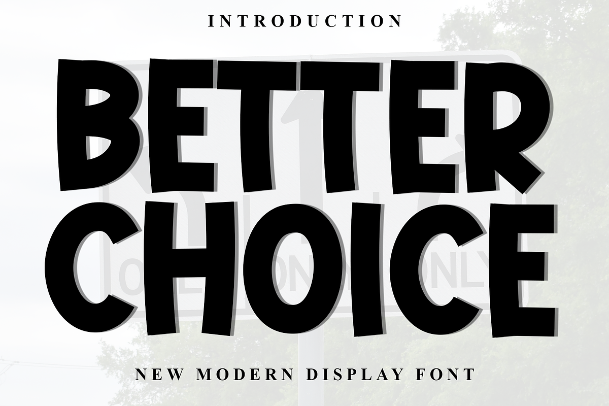 Better Choice, a Serif Font by FreshTypeINK (Photo 1 of 8)