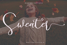 Sweater  Cutes Script Font