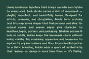 Aviola - Hand drawn Sans, a Handwritten Font by Uncarving (Thumbnail 8 of 9)