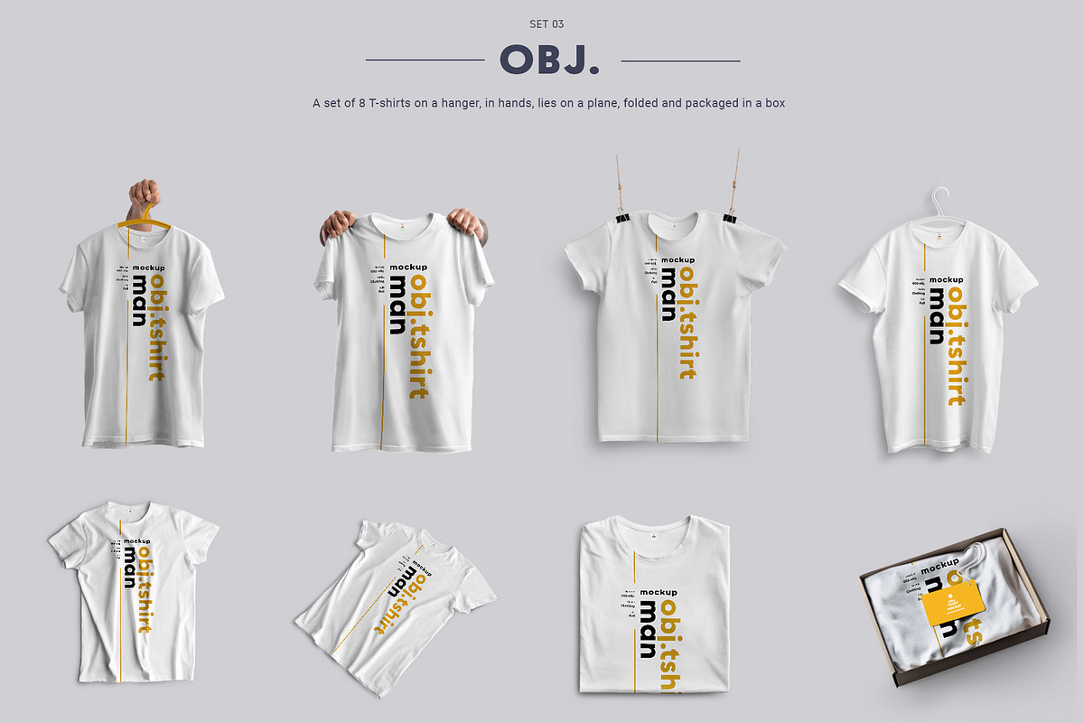 24 MockUps Man T-Shirt, a Shirt Mockup by Grow Design Craft Studio (Photo 6 of 8)