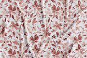 Blush Blossom Watercolor Flora Print, a Pattern Graphic by SirenaArt (Thumbnail 4 of 16)