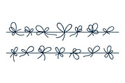 String, rope bows with knots set, an Object Illustration by Good Studio (Thumbnail 3 of 3)
