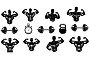 Ultimate Fitness Gym Vector Bundle, an Illustration by Creativeshirt (Thumbnail 17 of 51)